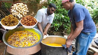 Rava Kesari Recipe Making For 100 People  Kesari Bath  Suji Halwa  Sheera Recipe [upl. by Baum]