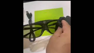 Active Shutter 3D Glasses for DLP Link [upl. by Hsirrap]