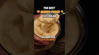 Mango peach protein ninja creami ice cream ninjacreamirecipes ninjacreami proteinicecream [upl. by Darryn]