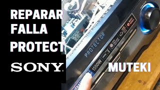 Reparar Falla Protect Sony Muteki [upl. by Ecydnak440]