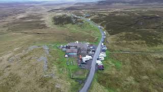 The Tan Hill Inn  Britains highest pub 1732ft drone footage [upl. by Roxy836]