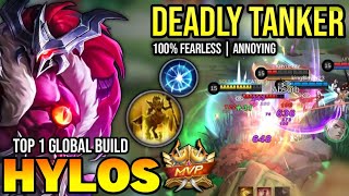 HYLOS BEST BUILD 2023  BUILD TOP 1 GLOBAL HYLOS GAMEPLAY  MOBILE LEGENDS✓ [upl. by Paley]