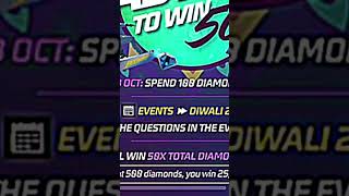 Diwali Special Gift Store freefire noxgaming battleroyalegame gaming noxofficial mobilegame [upl. by Arezzini]