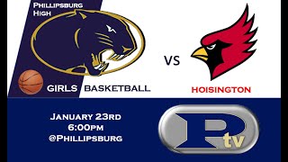 PHS Girls Basketball vs Hoisington 12324 [upl. by Enirac]