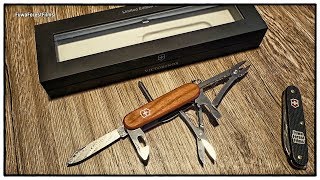 Victorinox Deluxe Tinker Damast Limited Edition 2018  Werkzeug EDC Gear Multitool [upl. by Marlow441]