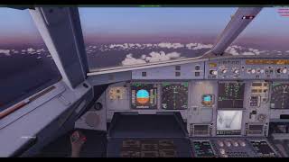 Aerosoft Airbus A319 Professional test on P3D V43 [upl. by Hime604]