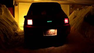 25quot straight pipe exhaust into straightthrough muffler  1992 EP82 Toyota Starlet GT [upl. by Erised]