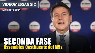 Giuseppe Conte inizia la seconda fase dellAssemblea Costituente 🙂 [upl. by Kcirdnek]