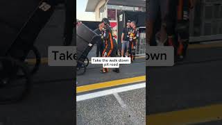 Where do the tires go after a NASCAR pit stop [upl. by Barabas347]