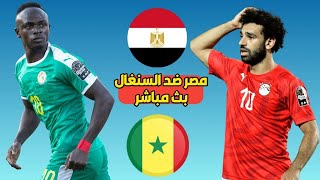 بث مباشر مباراة مصر والسنغال Senegal vs Egypt – Live [upl. by Nayhr993]