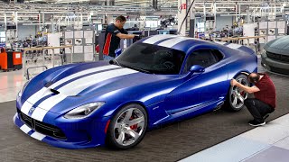 How they Build the Mighty Dodge Viper in the US [upl. by Yeltnerb]