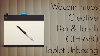 Wacom Intuos Creative Pen amp Touch CTH680 Tablet Unboxing  PhoneRadar [upl. by Ramed]