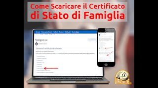 Come scaricare il certificato di Stato di Famiglia da ANPR [upl. by Peednama458]