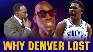 Kevin Garnett explains why he thinks the Nuggets lost to Minnesota [upl. by Nnaerb540]