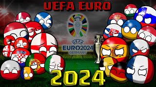 Resumen de la EUROCOPA 2024  countryballs [upl. by Llerdnek988]