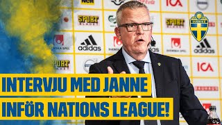 Janne Andersson om att möta världsmästarna Frankrike  Intervju inför Nations League [upl. by Zolly]