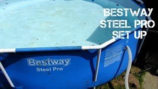 Bestway Steel Pro Pool Set Up [upl. by Brit]