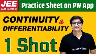 CONTINUITY AND DIFFERENTIABILITY in 1 Shot  From Zero to Hero  JEE Main amp Advanced [upl. by Najram318]