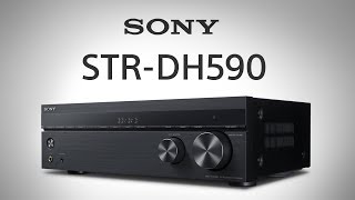 Sony STRDH590 52 Channel Home Theatre AV Receiver [upl. by Yrrot]