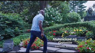 Watch as Holyfield visits amp Honors Muhammad Ali A Champions Respectful Visit to His Idols Grave [upl. by Rumney]