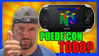 ✅ El mejor Emulador de Nintendo 64 para PSVITA [upl. by Essilem]