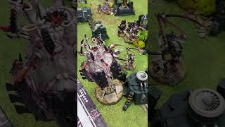 FLESH vs METAL Which is Stronger Necrons vs Tyranids Battle Report [upl. by Aizatsana]