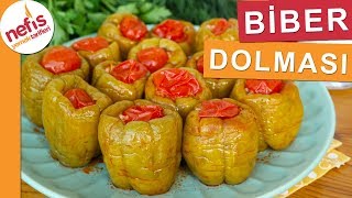 EN KOLAY Biber Dolması Nasıl Yapılır  Nefis Yemek Tarifleri [upl. by Arrimat]