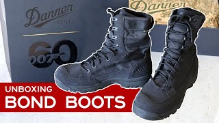 Danner 007 60th Anniversary Tanicus James Bond Boots UNBOXING [upl. by Cecilius]