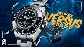 WIN OR FAIL Rolex Deepsea Challenge VS Omega Ultra Deep [upl. by Ellerehs]