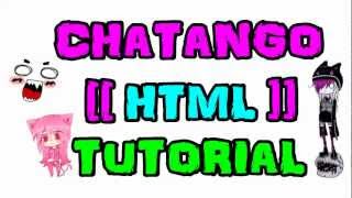 Chatango HTML Tutorial c [upl. by Pearlstein]