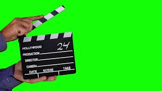 Film Clapperboard Green Screen Effect With Sound [upl. by Tnomal260]