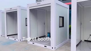 Small Portable Container Kiosk Container Shop [upl. by Damien]