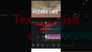 Text Vanish effect editing in Inshot amp VN shorts [upl. by Alameda741]