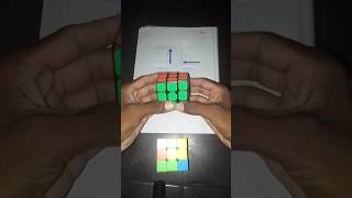 Rubicks Cube Easy Solvecube rubik short trending puzzle youtubeshorts new trick AJAYCUBER [upl. by Wernsman]