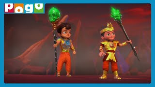 Do Ka Dum 👊 Chhota Bheem Aur Little Singham Ki Superhit Jodi 💪 Action Cartoons  PogoChannel [upl. by Alliuqaj]