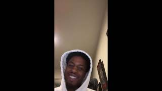 Pierre Bourne on Instagram live chilling previewing new quotMade In Parisquot songs amp talking to fans [upl. by Hanikas]