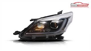 HEADLAMP  TOYOTA GRAND INNOVA 20122015  LIGHT BAR  SEQUENTIAL [upl. by Noirad]