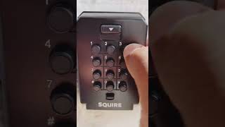 House Manage how to open and lock a key lock box squire [upl. by Merill]