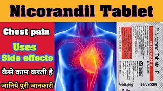 nicorandil tablet ip 5mg hindi  nikoran 5mg tablet  nicorandil mechanism of action [upl. by Aneetak]