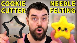 Testing a Cookie Cutter Hack for Needle Felting [upl. by Georglana]