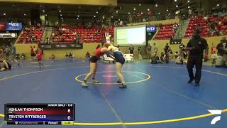 138 Lbs Quarterfinal  Ashlan Thompson MO Vs Trysten Rittberger OK 5edf [upl. by Landsman]