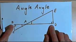 Triangle Similarity  SSS SAS and AA 128228 [upl. by Ronen]