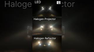 LED vs Halogen Projector vs Halogen Reflector  Which one is best [upl. by Kina]