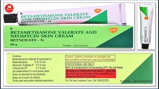 Betnovate n cream  Betamethasone valerate amp Neomycine skin cream uses side effect warning in detail [upl. by Anaerb]