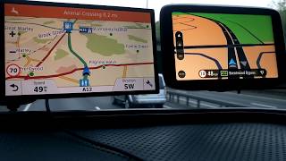 TomTom Go 6200 vs Garmin Drivesmart 61 Voice control test on road [upl. by Obed924]