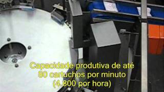 Encartuchadeira  Encartuchadora Promaler  EVI 04  Gelatina 10g a 45g  Introdução Automática [upl. by Rybma]