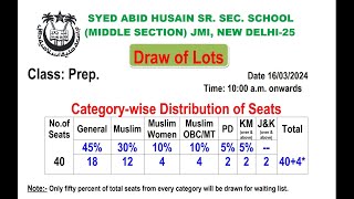 SYED ABID HUSAIN SR SEC SCHOOL MIDDLE SECTION  JMI NEW DELHI 25 Date 1603 2024 At 10 00 AM [upl. by Eillak]