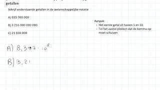 De wetenschappelijke notatie bij grote getallen 2 HAVOVWO amp 2 VWO [upl. by Enimisaj]