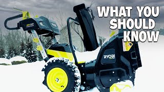 Ryobi Battery Powered Snow Blower PUT TO THE TEST Ryobi Two Stage Battery Powered Snow Blow Review [upl. by Tobiah]