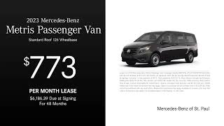 MercedesBenz Metris Passenger Van 11272024 4608130 [upl. by Ikila]